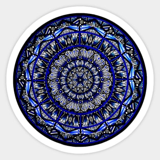 Lapis Lazuli Mandala Sticker